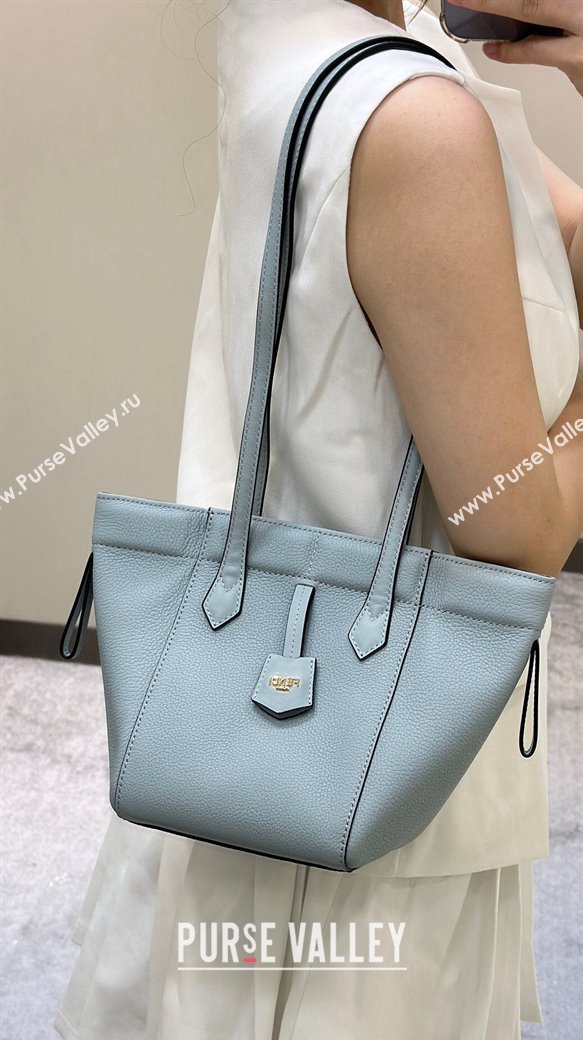 Fendi Origami Mini Bag in Leather that can be transformed Light Blue 2024 8626 TOP (CL-240416019)