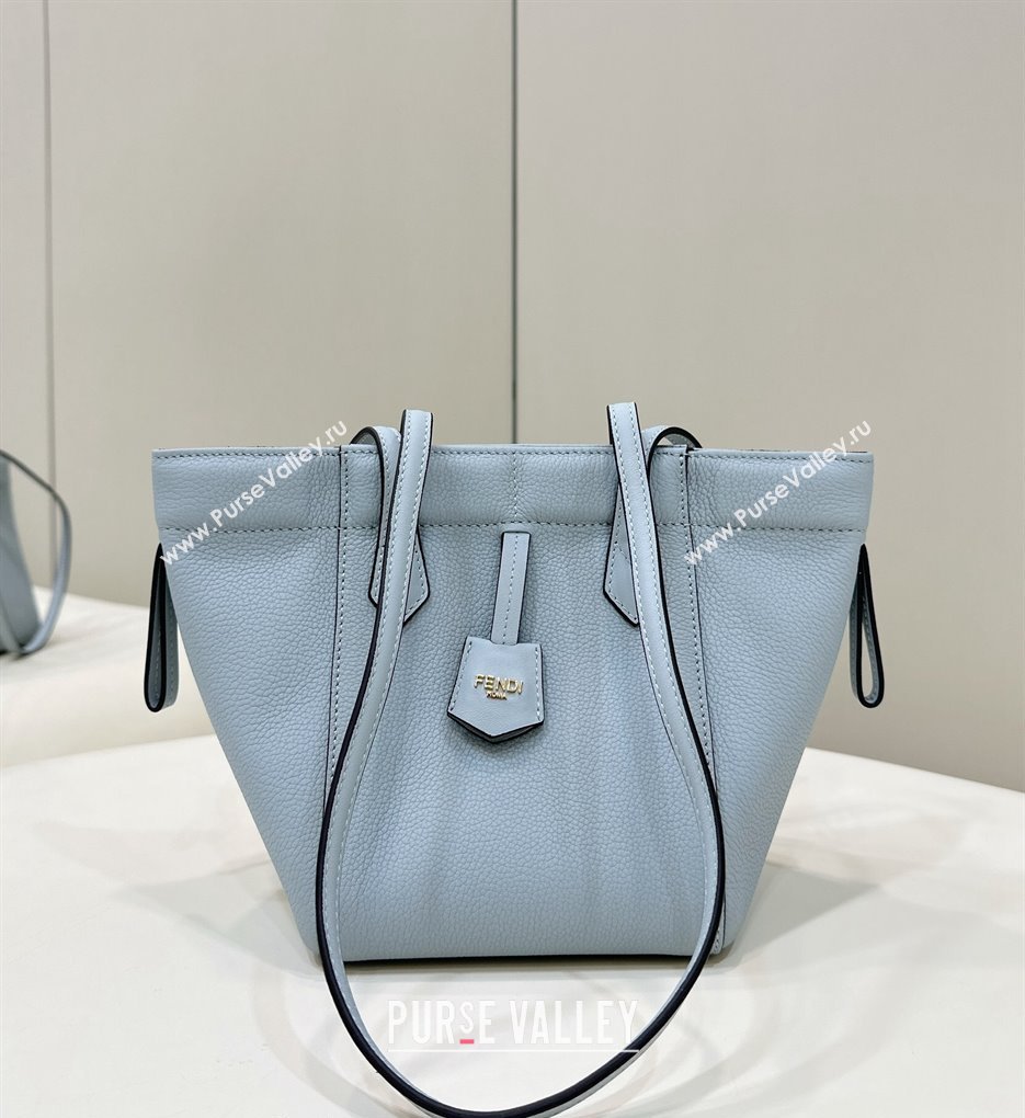 Fendi Origami Mini Bag in Leather that can be transformed Light Blue 2024 8626 TOP (CL-240416019)