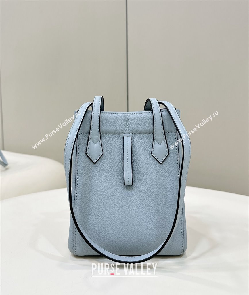 Fendi Origami Mini Bag in Leather that can be transformed Light Blue 2024 8626 TOP (CL-240416019)