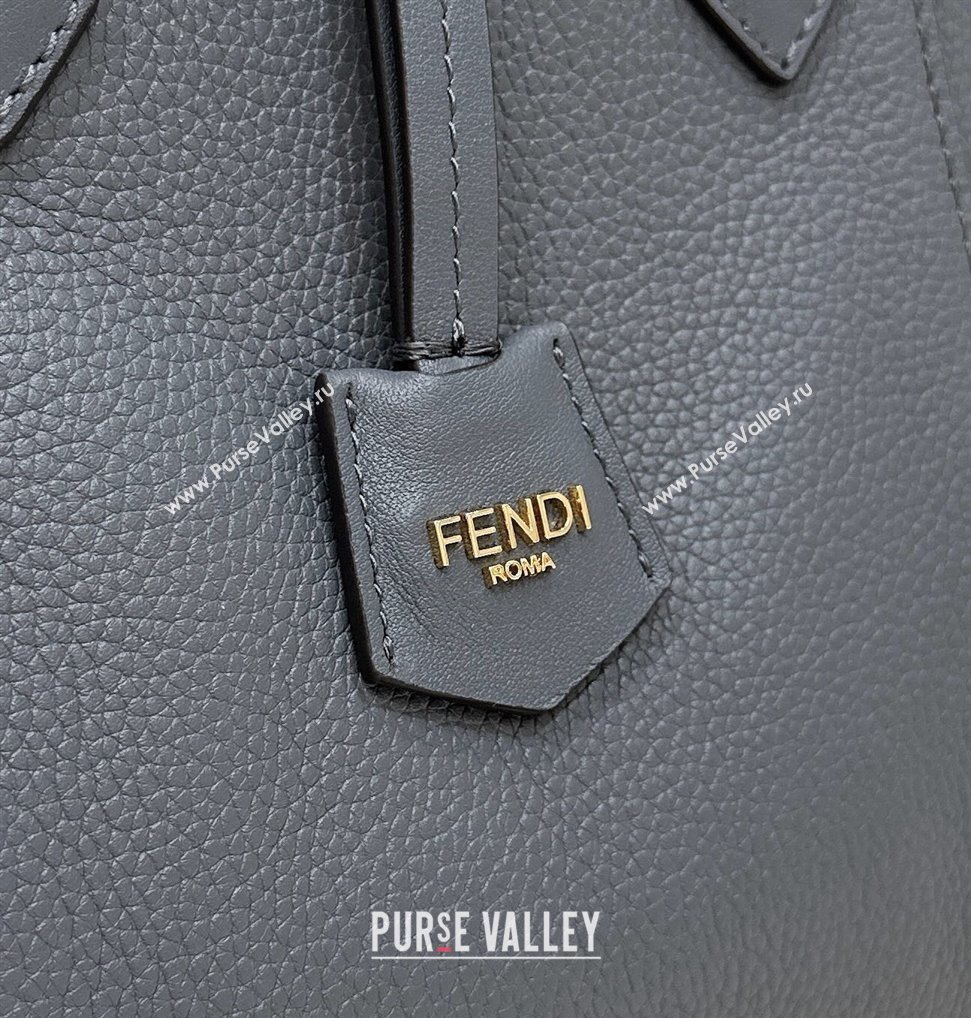 Fendi Origami Mini Bag in Leather that can be transformed Grey Blue 2024 8626 TOP (CL-240416020)