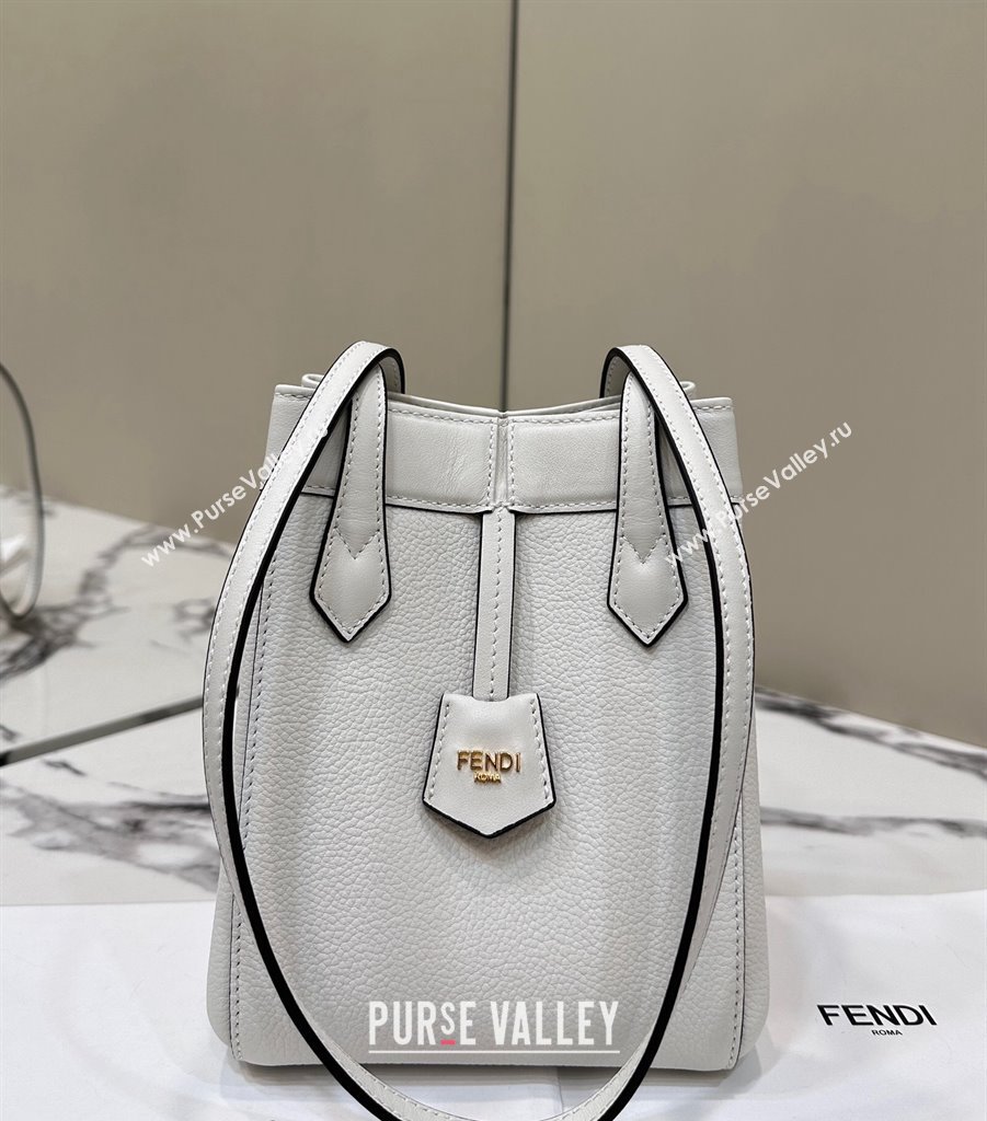 Fendi Origami Mini Bag in Leather that can be transformed White 2024 8626 TOP (CL-240416021)