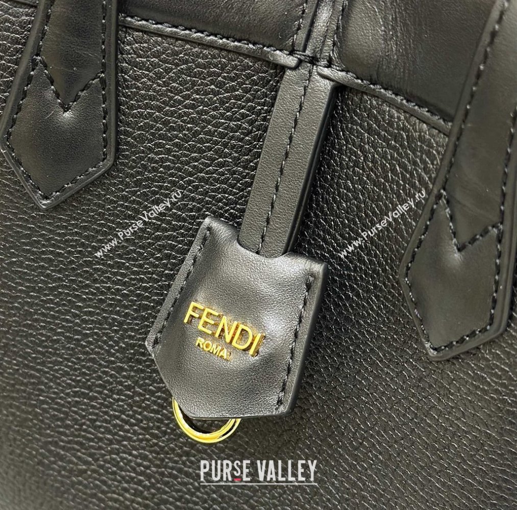 Fendi Origami Mini Bag in Leather that can be transformed Black 2024 8626 TOP (CL-240416022)