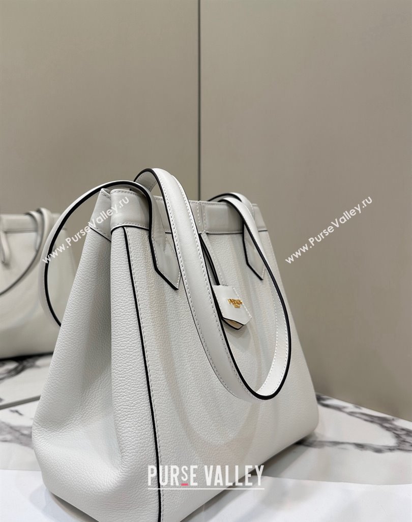 Fendi Origami Medium Bag in Leather that can be transformed White 2024 8626 TOP (CL-240416024)