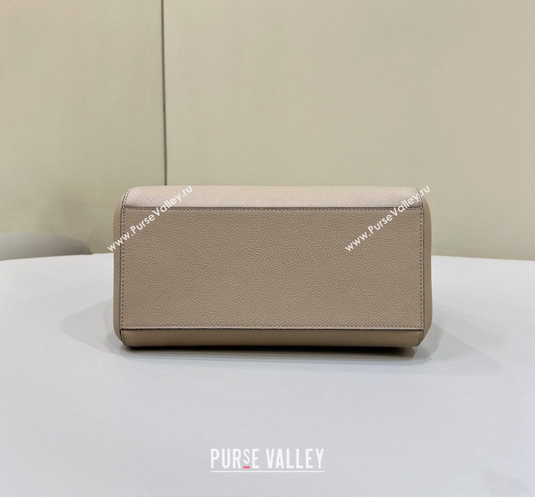 Fendi Origami Medium Bag in Leather that can be transformed Grey 2024 8626 TOP (CL-240416025)