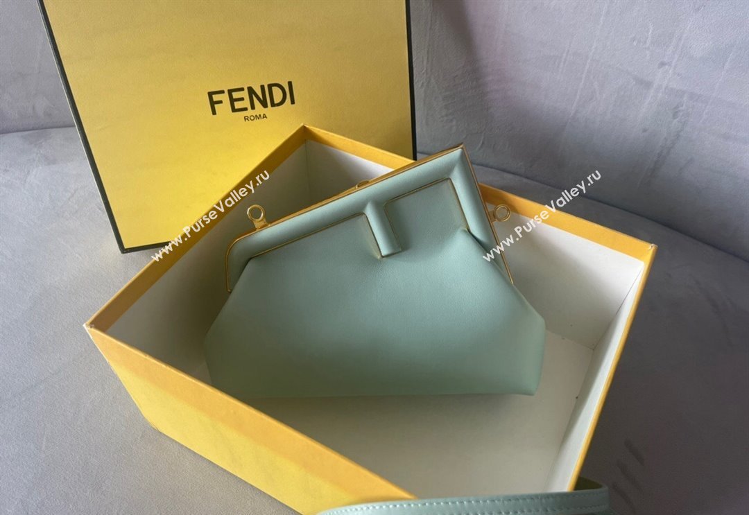 Fendi First Small Leather Bag Light Green 2024 0523 (AF-240523095)