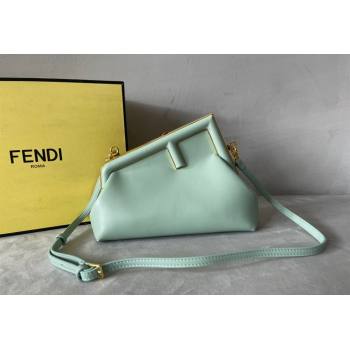 Fendi First Small Leather Bag Light Green 2024 0523 (AF-240523095)