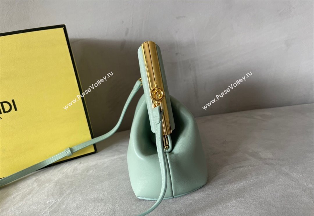 Fendi First Small Leather Bag Light Green 2024 0523 (AF-240523095)