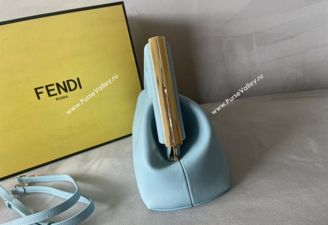 Fendi First Small Leather Bag Light Blue 2024 0523 (AF-240523096)