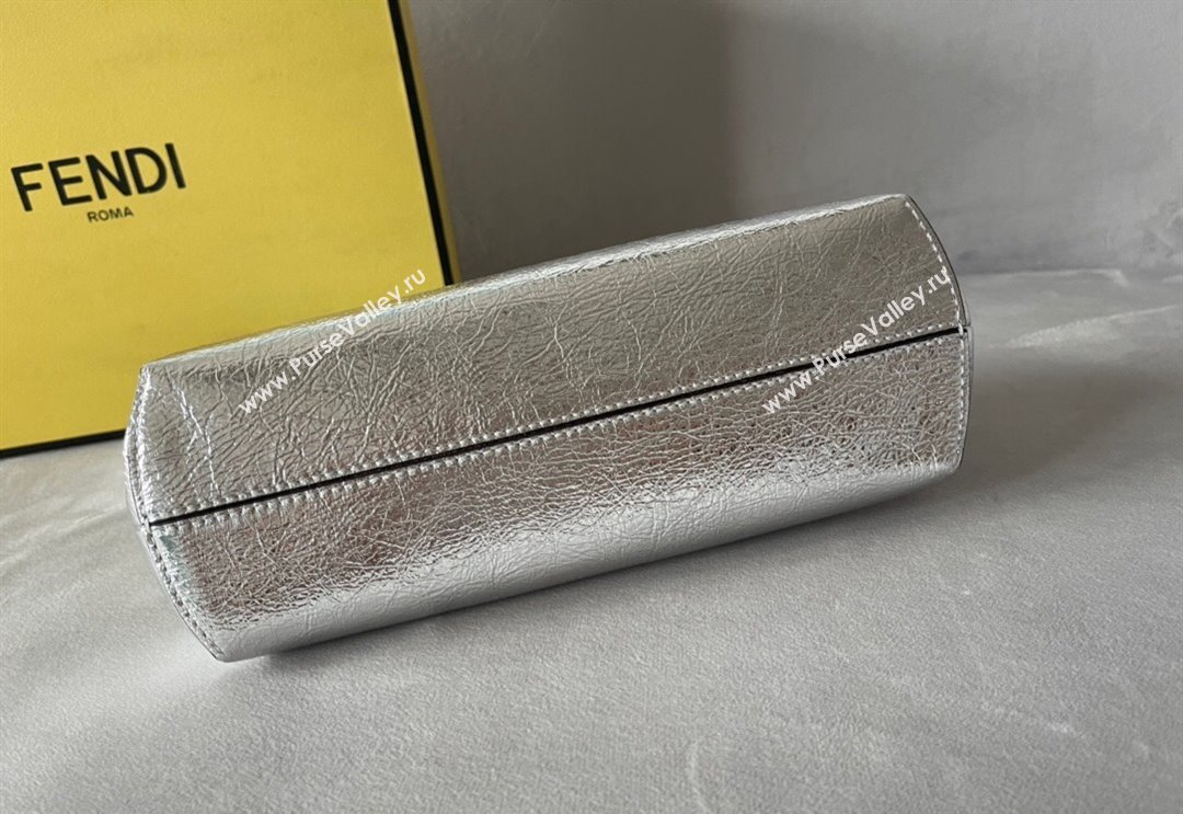 Fendi First Small Leather Bag Silver 2024 0523 (AF-240523097)