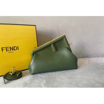 Fendi First Small Leather Bag Green2 2024 0523 (AF-240523098)