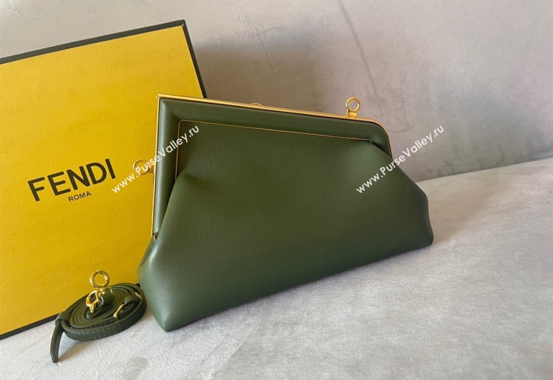 Fendi First Small Leather Bag Green2 2024 0523 (AF-240523098)