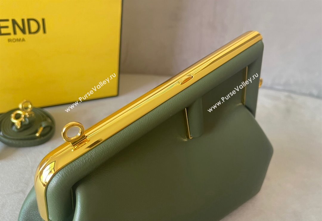 Fendi First Small Leather Bag Green2 2024 0523 (AF-240523098)