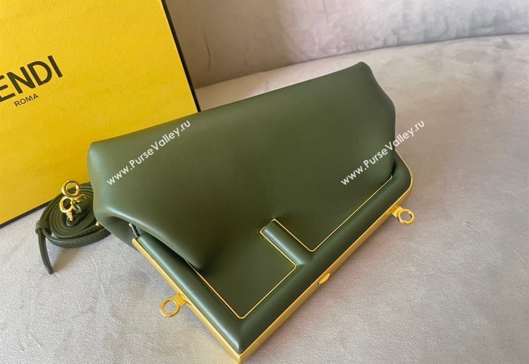 Fendi First Small Leather Bag Green2 2024 0523 (AF-240523098)