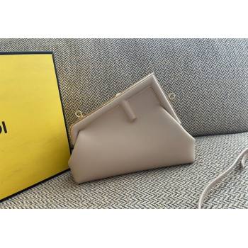 Fendi First Small Leather Bag Light Grey 2024 0523 (AF-240523100)