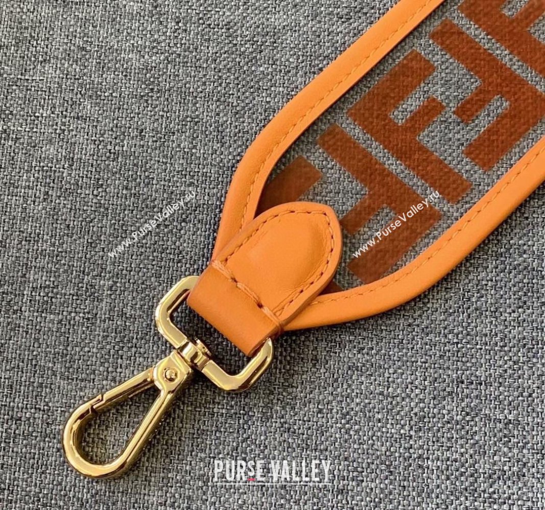 Fendi Strap You Clear Shoulder Strap Orange 2024 ( No Refund or Change) (CL-240523112)