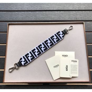 Fendi Strap You Velvet Shoulder Strap White/Black 2024 ( No Refund or Change) (CL-240523118)