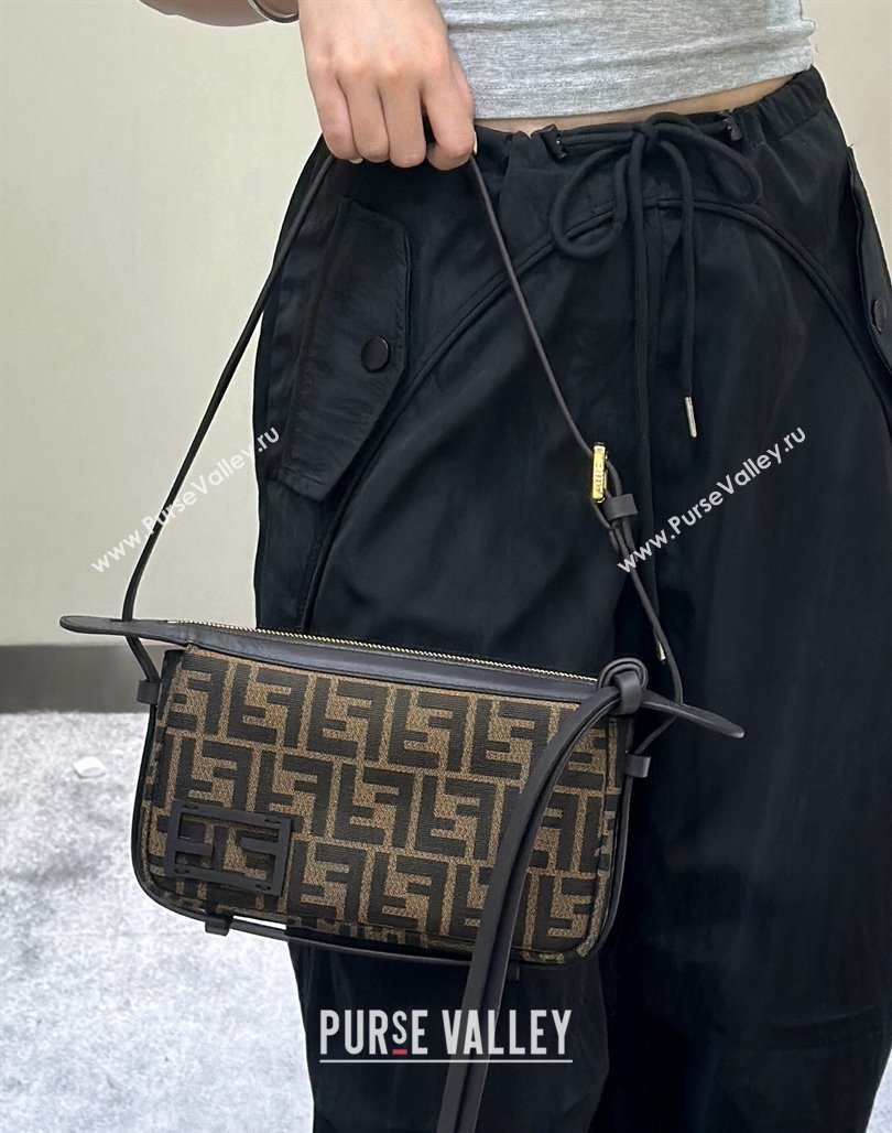 Fendi Simply Small Hobo bag in FF Fabric 2024 8662 (CL-240715103)