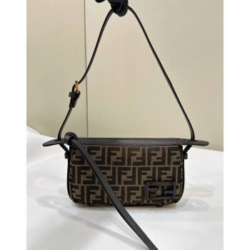 Fendi Simply Small Hobo bag in FF Fabric 2024 8662 (CL-240715103)