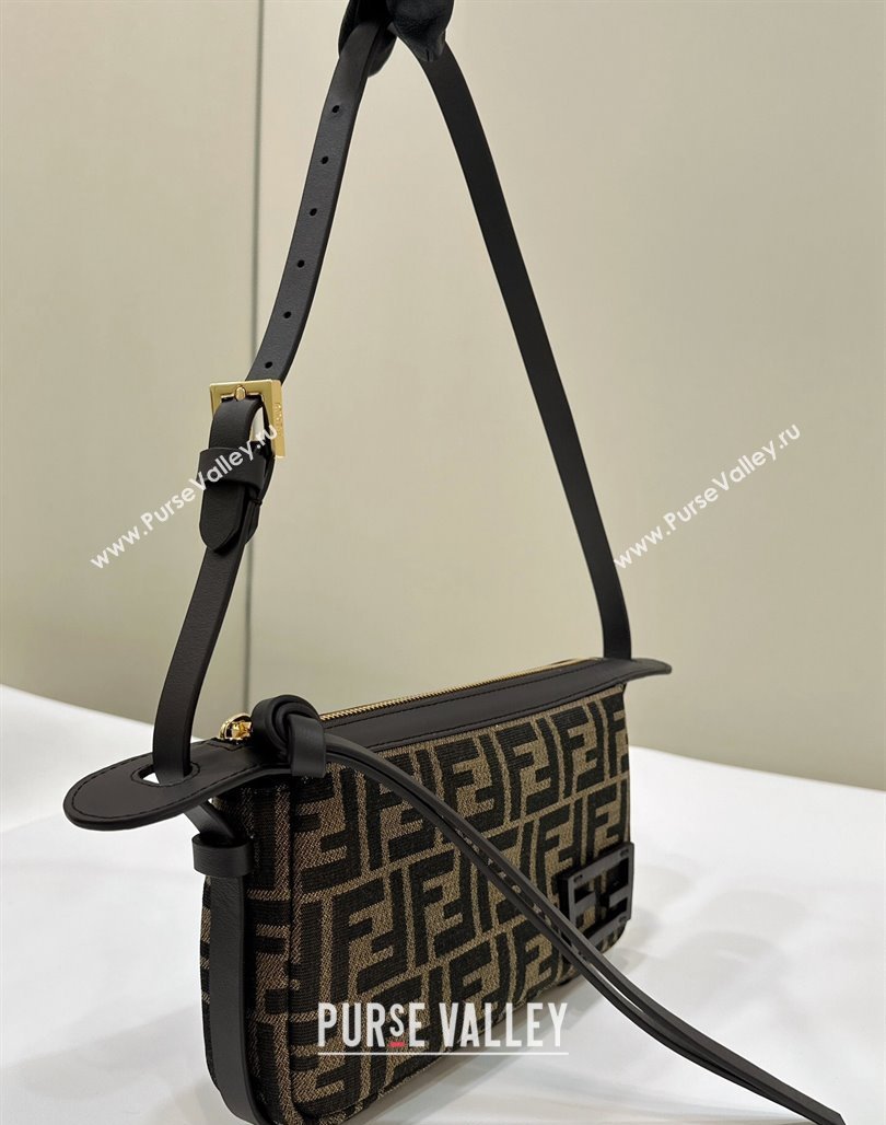 Fendi Simply Small Hobo bag in FF Fabric 2024 8662 (CL-240715103)