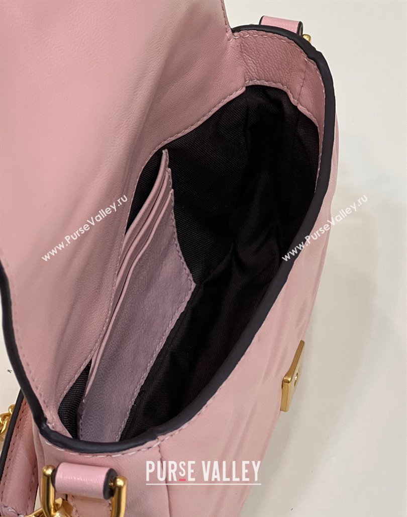 Fendi Baguette Mini Nappa Leather Bag Light Pink 20240715 0135S Top Quality (CL-240715121)