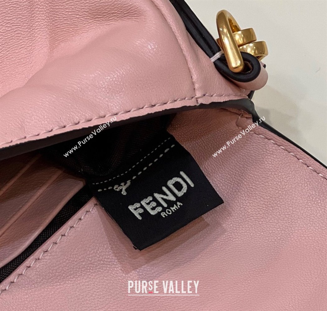 Fendi Baguette Mini Nappa Leather Bag Light Pink 20240715 0135S Top Quality (CL-240715121)
