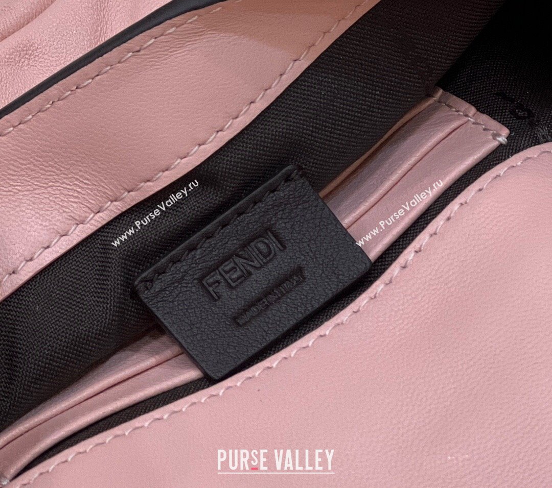 Fendi Baguette Mini Nappa Leather Bag Light Pink 20240715 0135S Top Quality (CL-240715121)