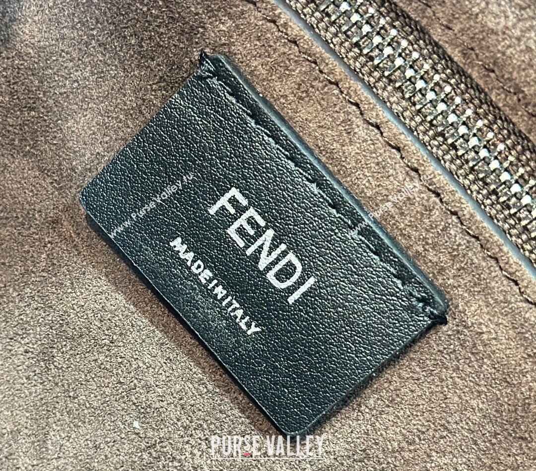 Fendi Simply Medium Hobo bag in Black leather 2024 8662L (CL-240806016)