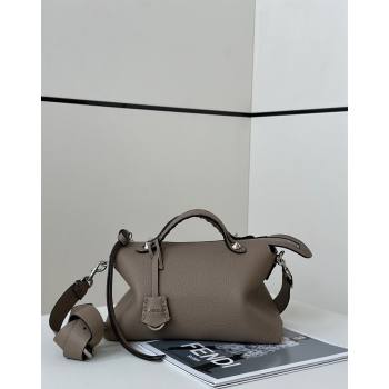 Fendi By The Way Selleria Medium Bag in Grianed Calfskin with Topstitches Grey 2024 8668M (CL-240924007)