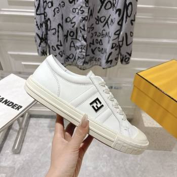 Fendi FF Patch Calfskin Sneakers White 20241112 (SS-241112112)