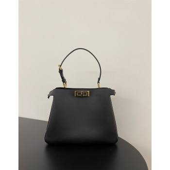 Fendi Peekaboo Soft Medium Bag in Cappuccino-coloured Leather Bag Black 2024 70202 (AFEI-241212093)