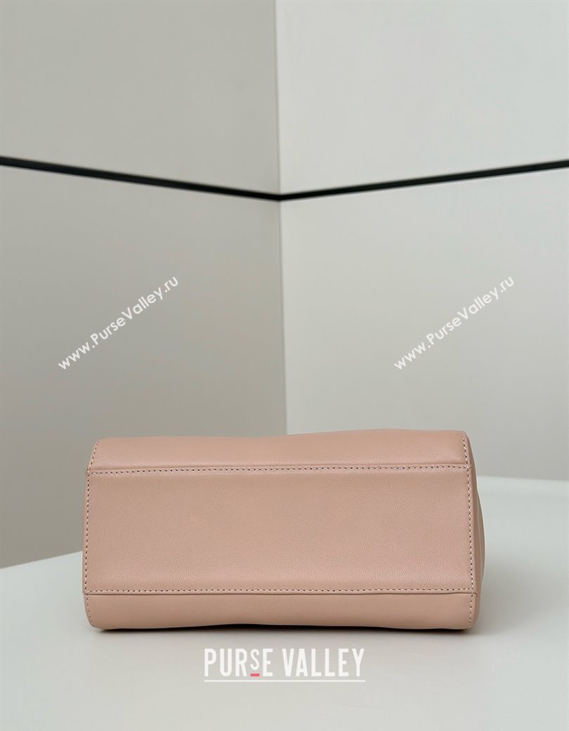 Fendi Peekaboo Mini Bag in Soft Lambskin Baby Pink 2025 8315 (CL-250208038)