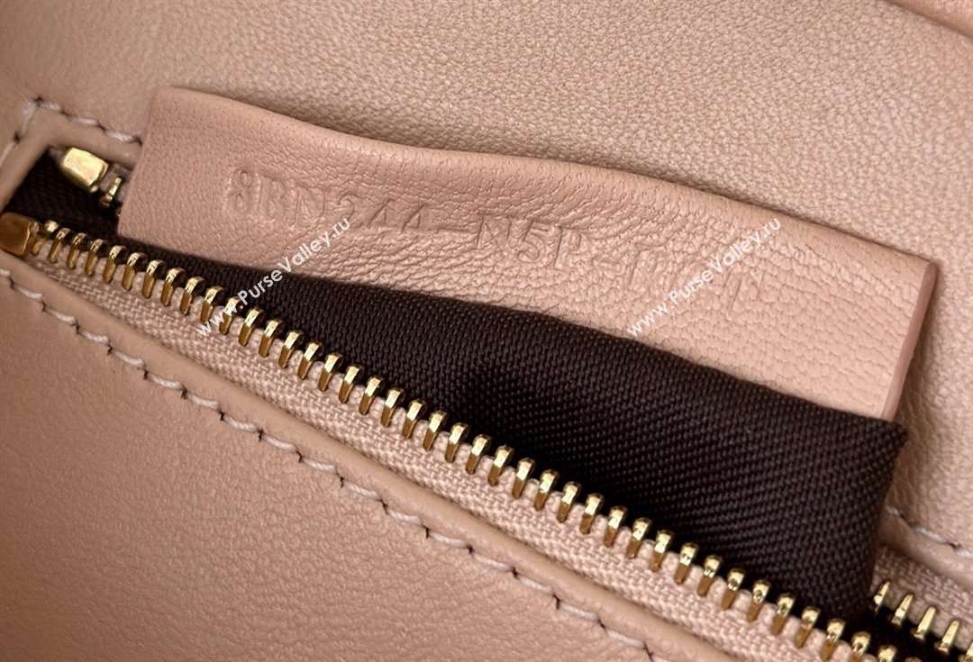 Fendi Peekaboo Mini Bag in Soft Lambskin Baby Pink 2025 8315 (CL-250208038)