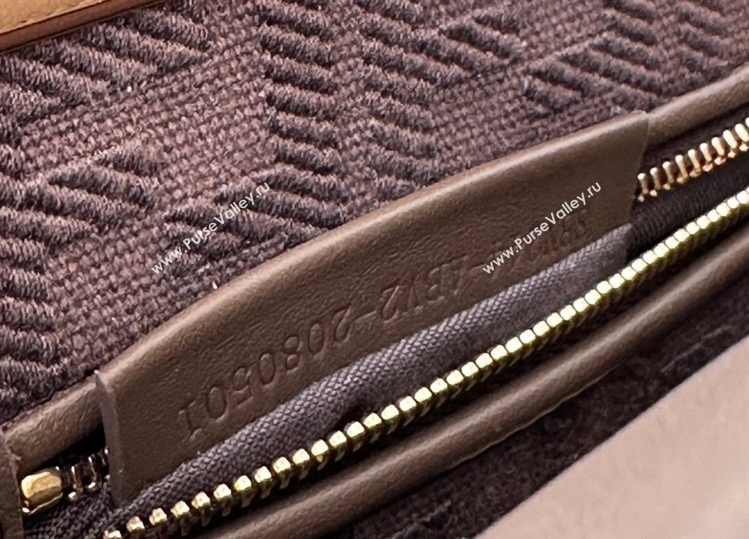 Fendi Peekaboo Mini Bag in Calfskin Leather Dark Grey 2025 2125 Top Quality (CL-250208042)