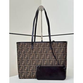 Fendi Roll Large Tote Bag in FF Fabric Brown 2025 8338 (CL-250210038)