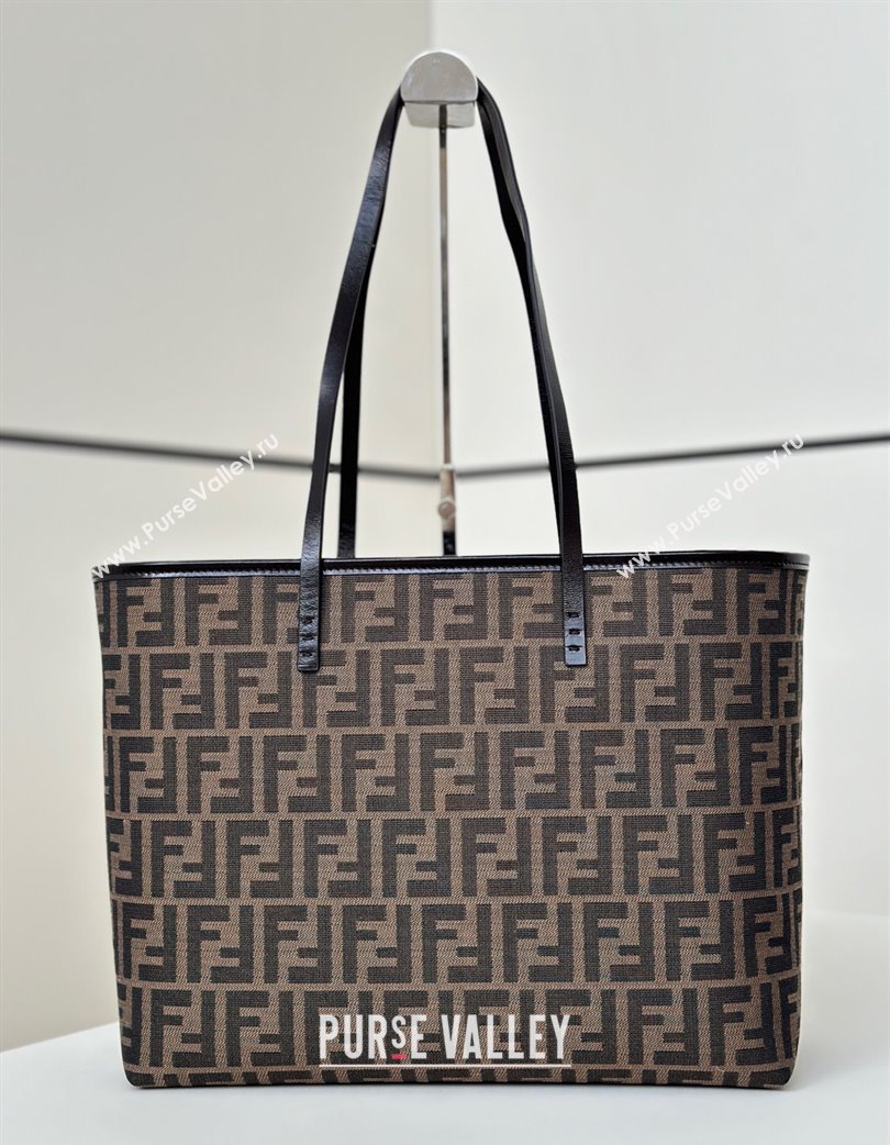 Fendi Roll Large Tote Bag in FF Fabric Brown 2025 8338 (CL-250210038)