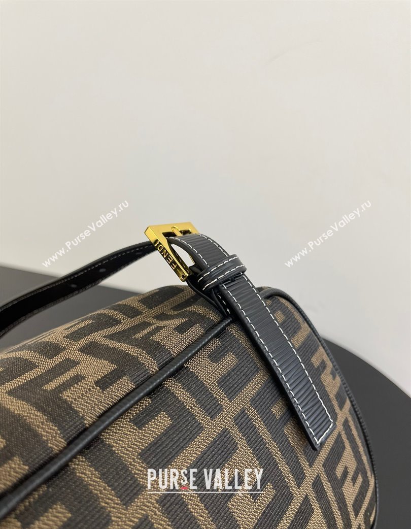 Fendi Vintage Backpack Bag in FF Fabric Brown 2025 0210 (AFEI-250210046)