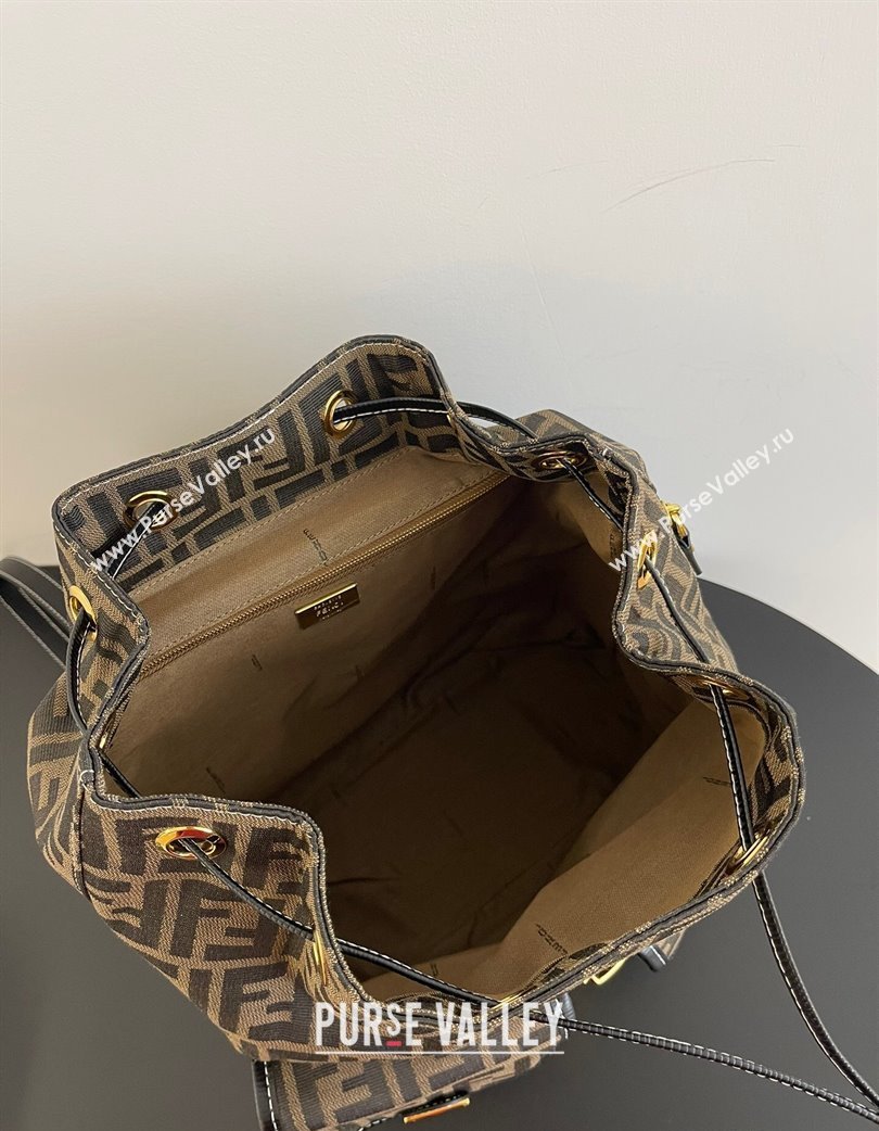 Fendi Vintage Backpack Bag in FF Fabric Brown 2025 0210 (AFEI-250210046)