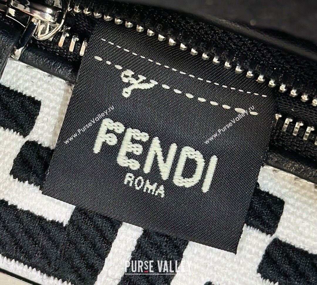 Fendi Peekaboo Mini Bag in Calfskin Leather Black 2025 2125 Top Quality (CL-250208054)