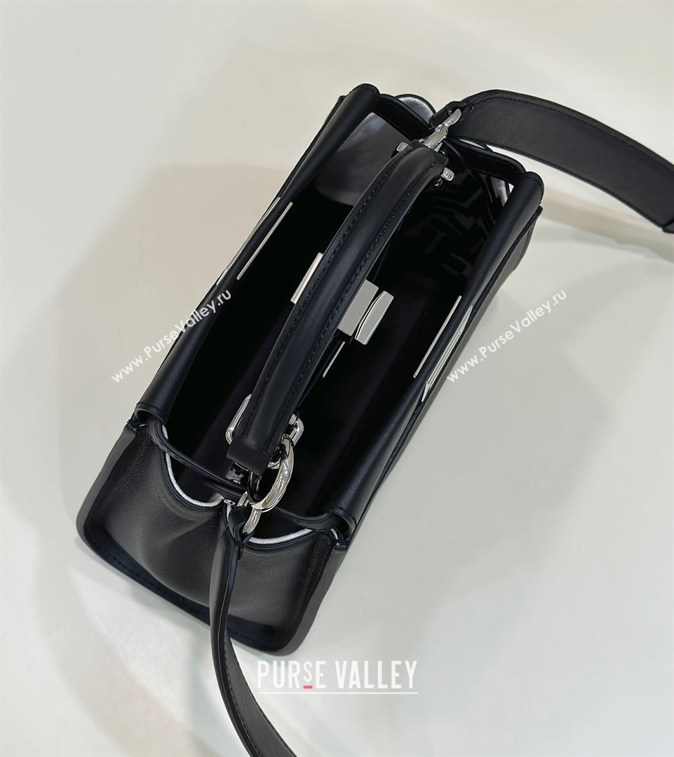 Fendi Peekaboo Mini Bag in Calfskin Leather Black 2025 2125 Top Quality (CL-250208054)