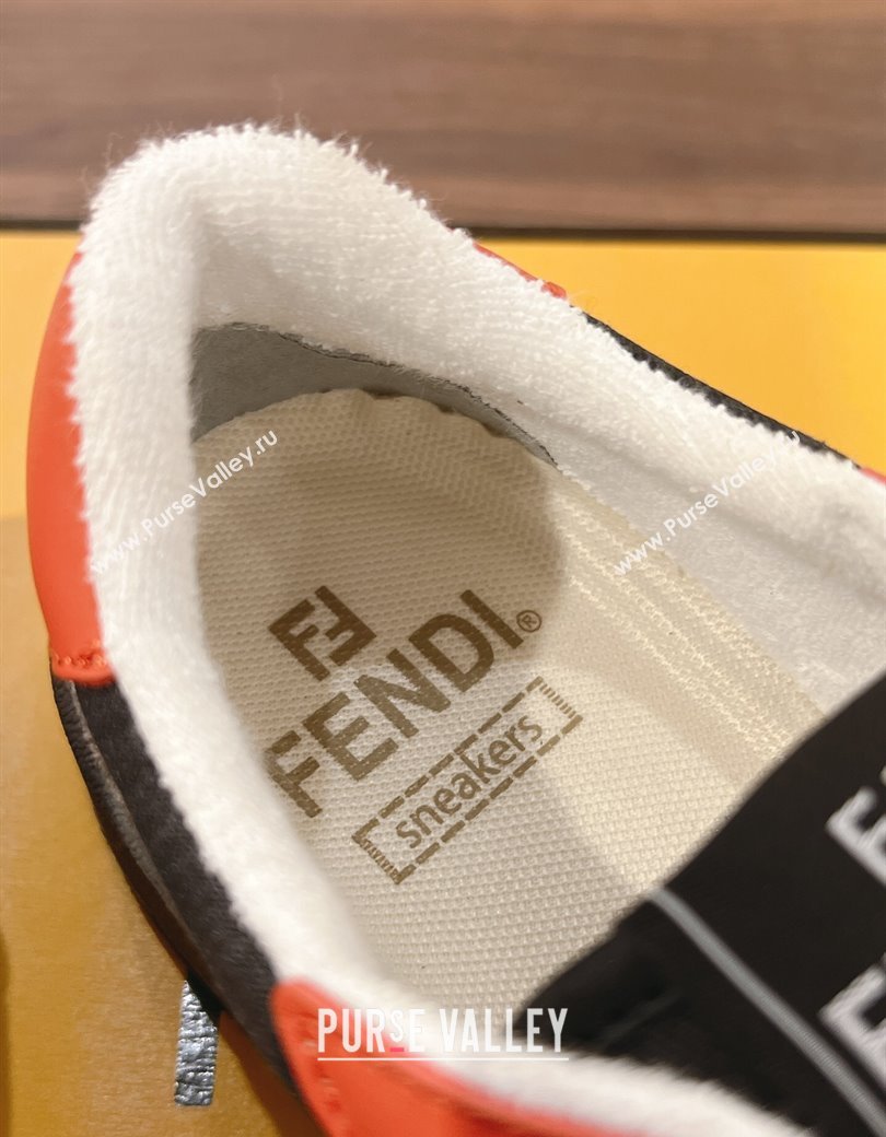 Fendi Match Low-top Sneakers in Canvas Dark Grey 2025 0219 (MD-250220117)