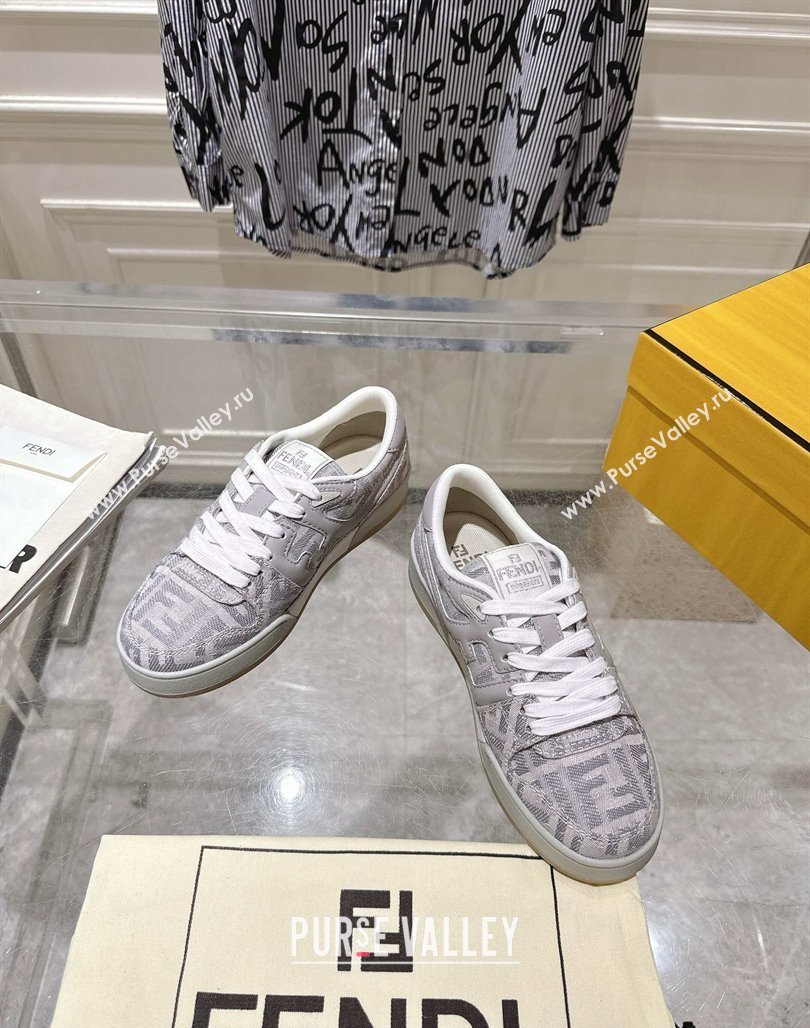 Fendi Match Sneakers in FF Denim Light Grey 2025 0426 (MD-250426017)