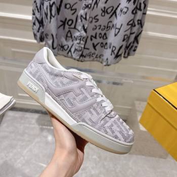 Fendi Match Sneakers in FF Denim Light Grey 2025 0426 (MD-250426017)