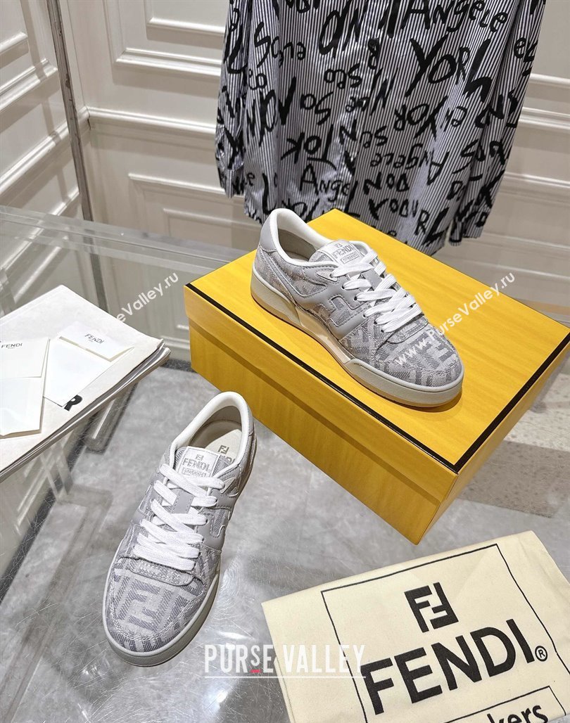 Fendi Match Sneakers in FF Denim Light Grey 2025 0426 (MD-250426017)