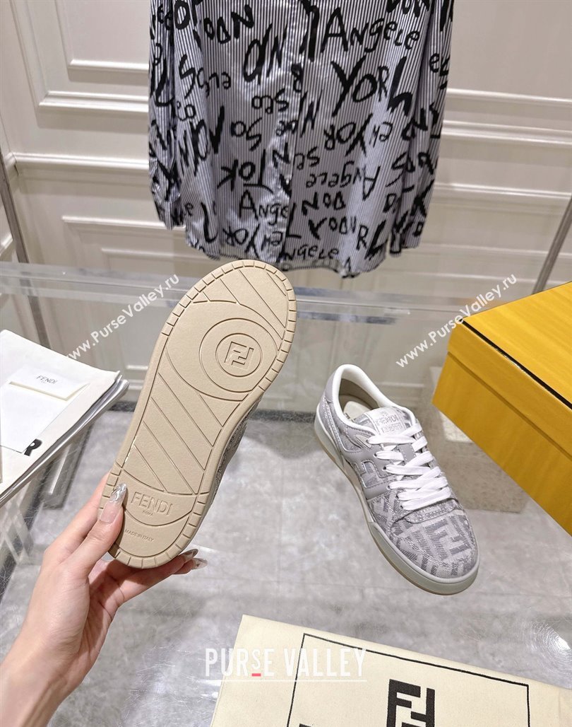 Fendi Match Sneakers in FF Denim Light Grey 2025 0426 (MD-250426017)