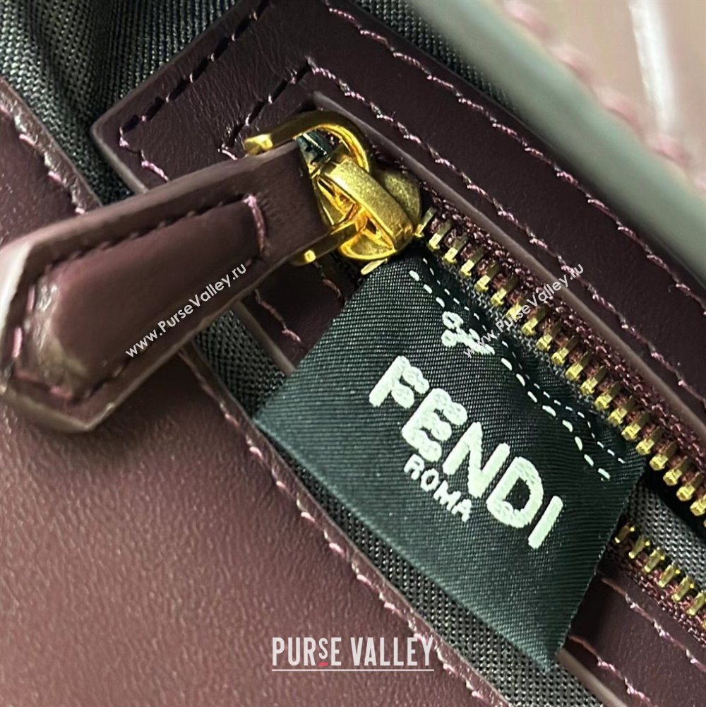 Fendi Baguette Medium Nappa Leather Bag Dark Brown 20250522 0135M Top Quality (CL-250522027)