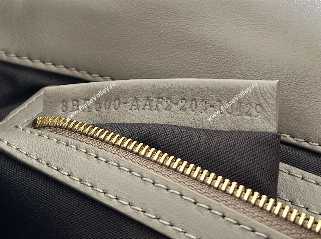 Fendi Baguette Medium Nappa Leather Bag Grey 20250522 0135M Top Quality (CL-250522028)