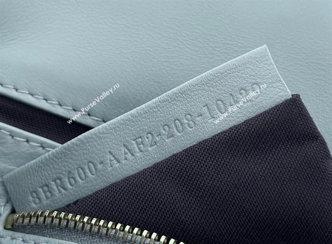 Fendi Baguette Medium Nappa Leather Bag Light Blue 20250522 0135M Top Quality (CL-250522029)