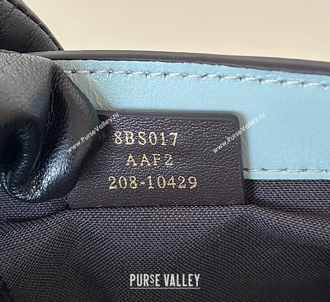 Fendi Baguette Mini Nappa Leather Bag Light Blue 20250522 0135S Top Quality (CL-250522030)