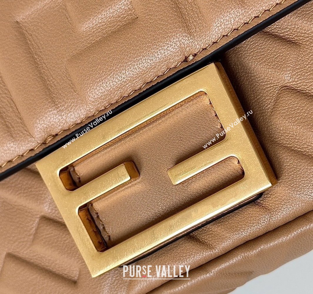 Fendi Baguette Mini Nappa Leather Bag Brown 20250522 0135S Top Quality (CL-250522032)