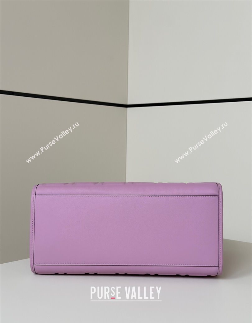 Fendi Sunshine Shopper Medium Bag in FF Leather Purple 2025 8597L (CL-250628020)